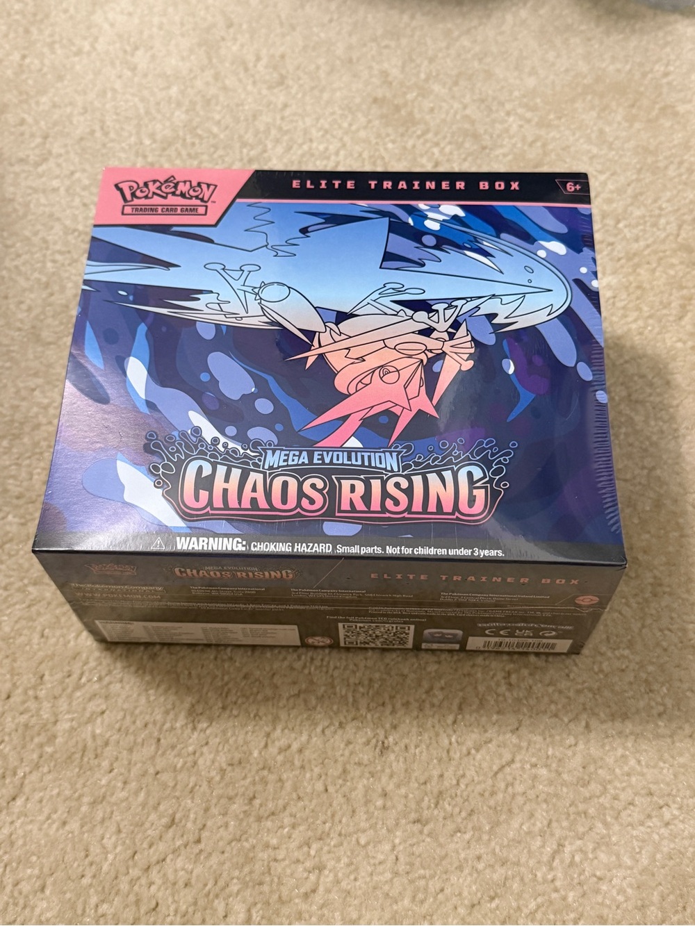 Pokemon Chaos Rising Elite Trainer Box - Blue & Pink Artwork